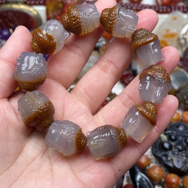 玛瑙/玉髓未镶嵌颈饰