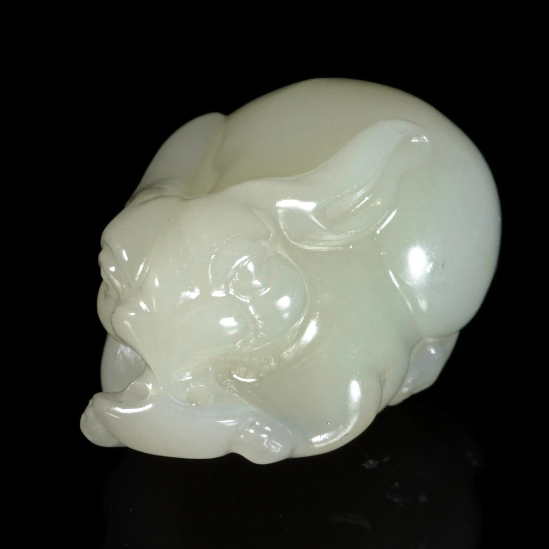 LOT.005和田白玉兔子X1358