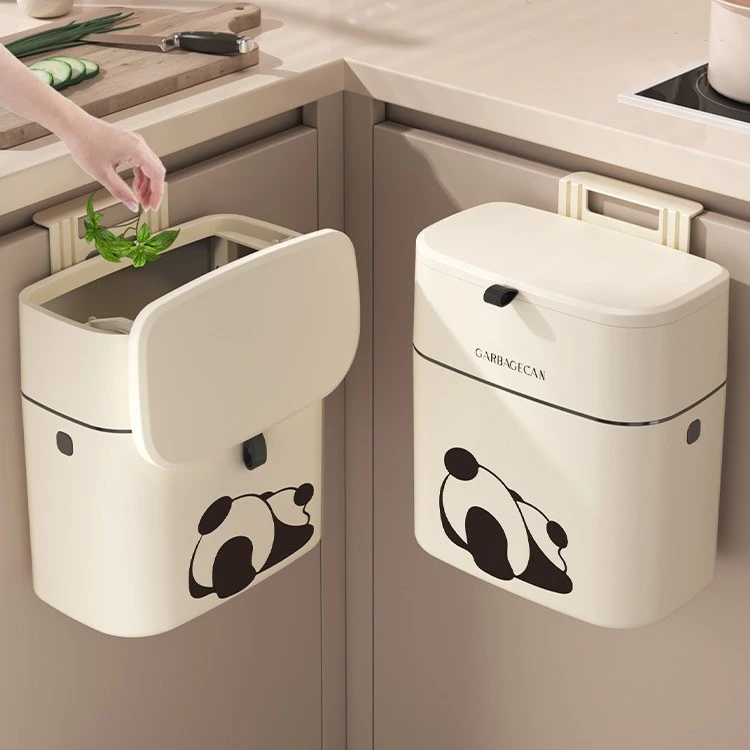 店铺福利网红壁挂垃圾桶家用厨房悬挂式纸篓YX免打孔卫生间垃圾收