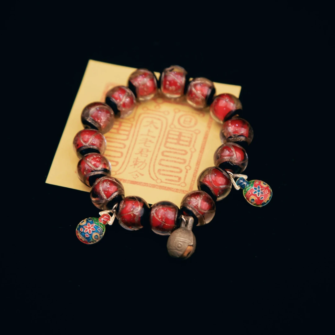 非金属仿水晶手链 【韩老师出品】师爷传承琉璃手链