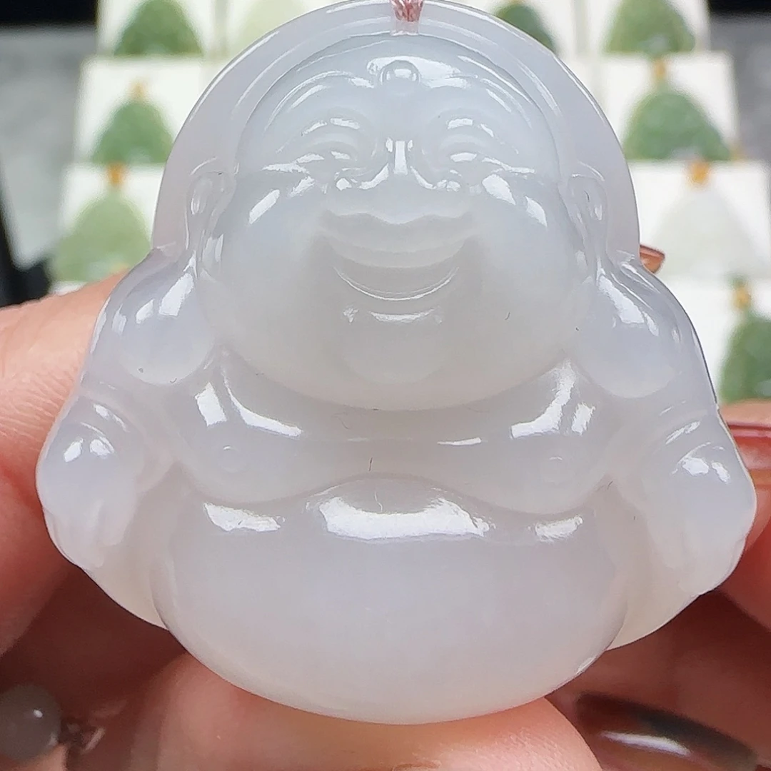 和田玉未镶嵌吊坠(赠链)