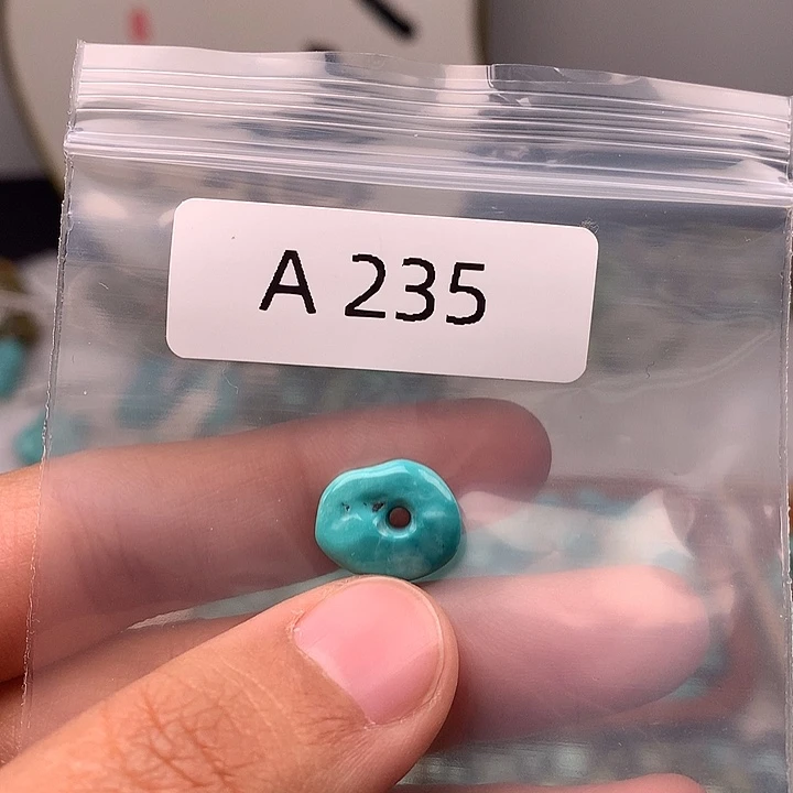 绿松石未镶嵌扣子