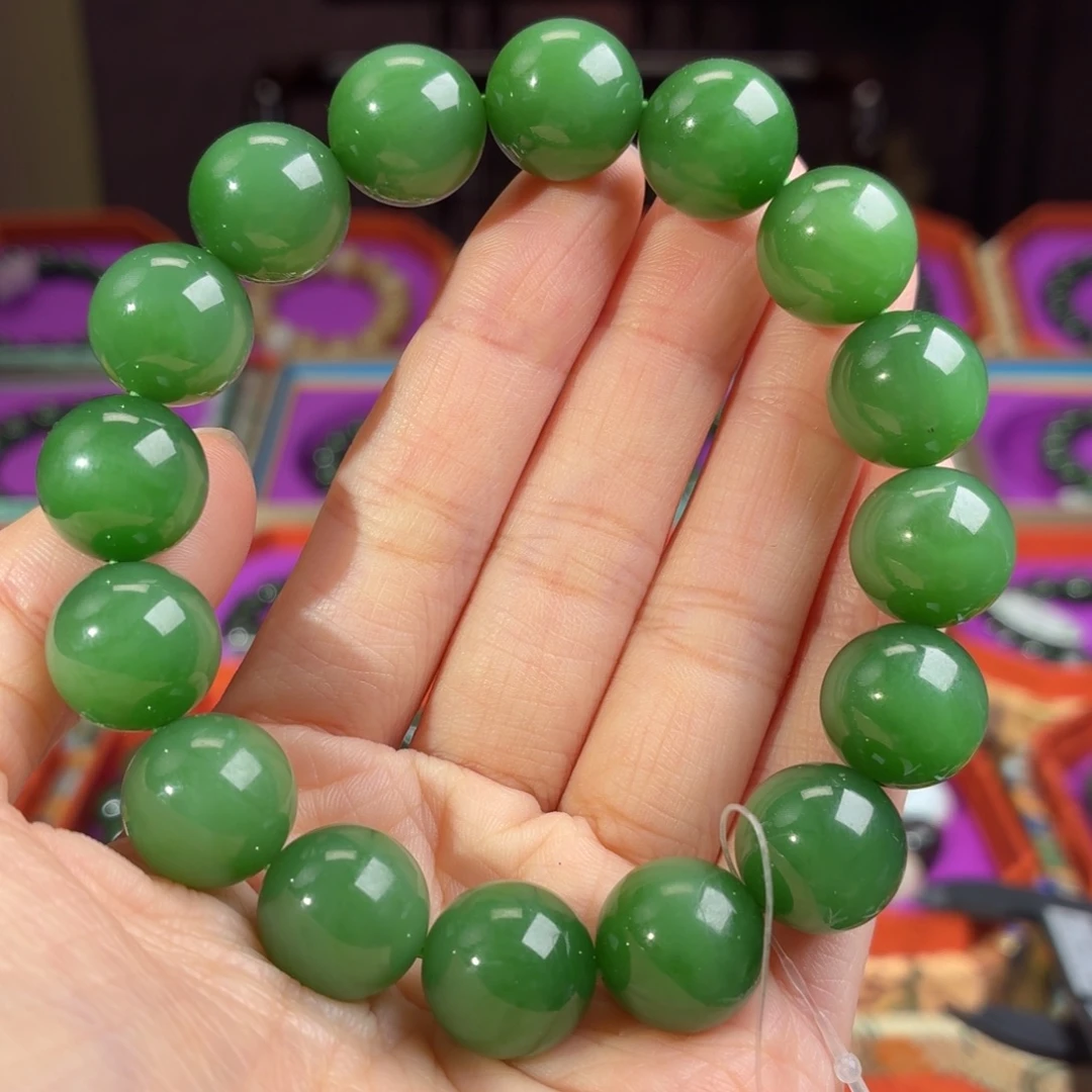 和田玉（碧玉）未镶嵌手串