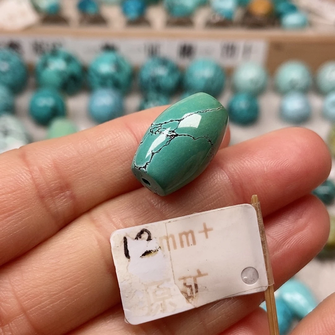 未镶嵌绿松石珠宝半成品