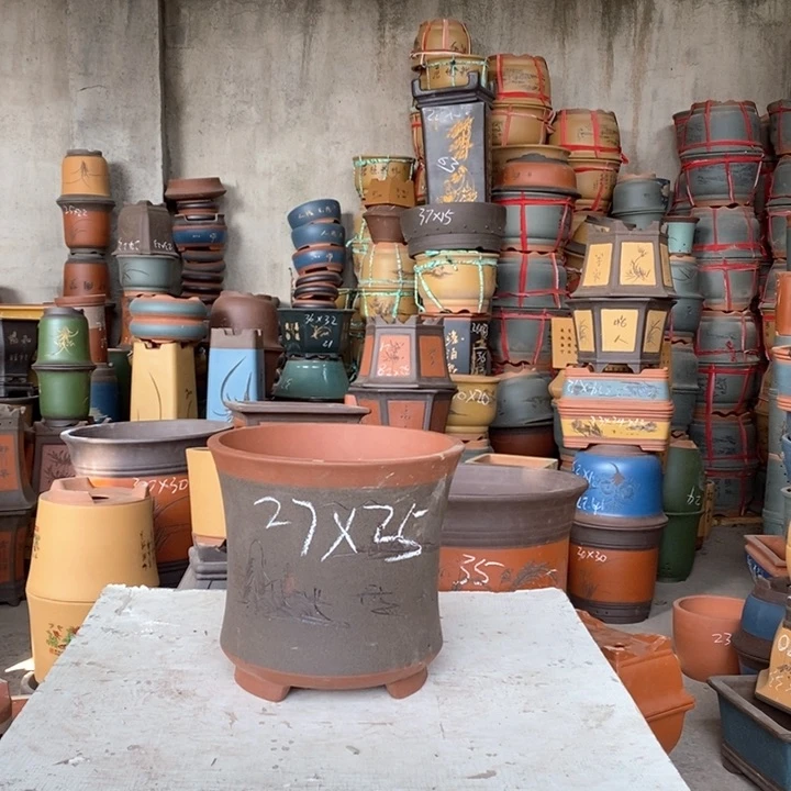 紫砂花盆紫砂花盆