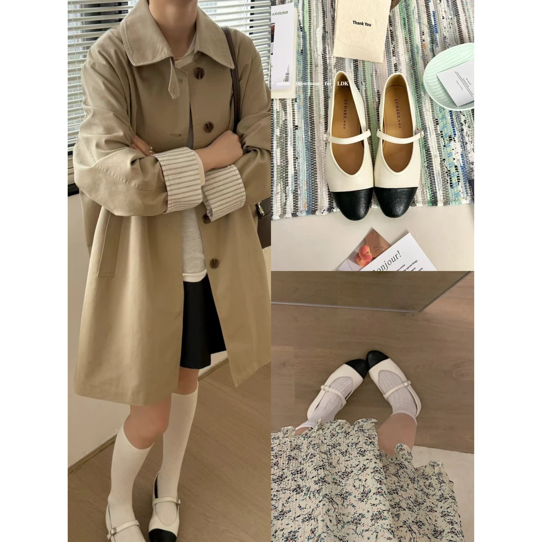 L-1678-6#『韩系女主款！』温柔百搭玛丽珍单鞋轻