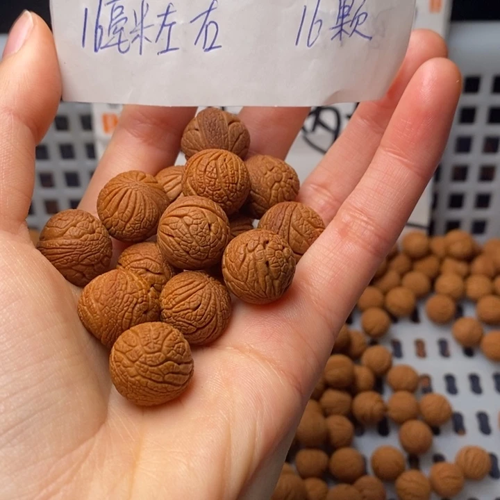手串桃核16mm左右野生铁将军16颗（穿好）