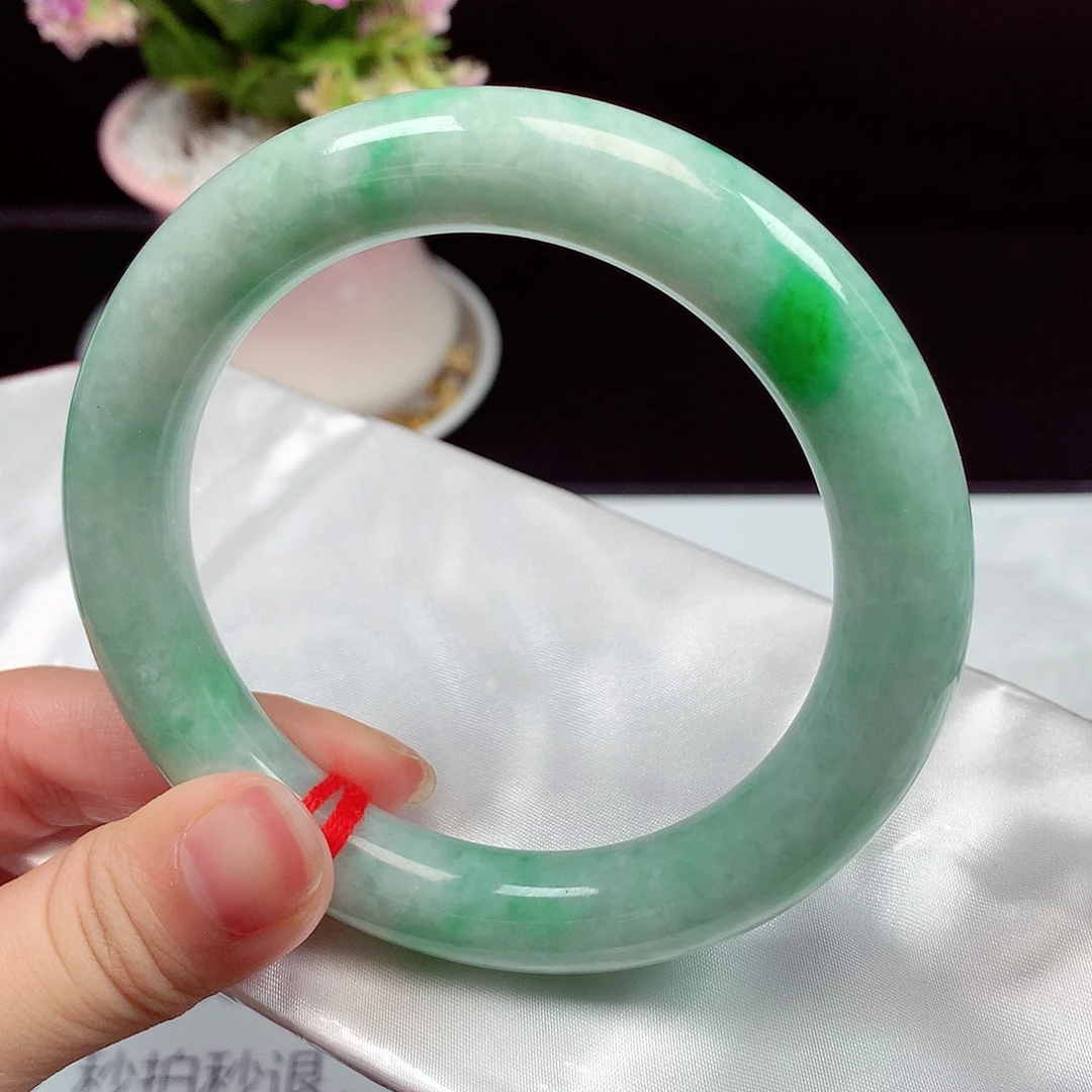 翡翠未镶嵌手镯1511 63圈