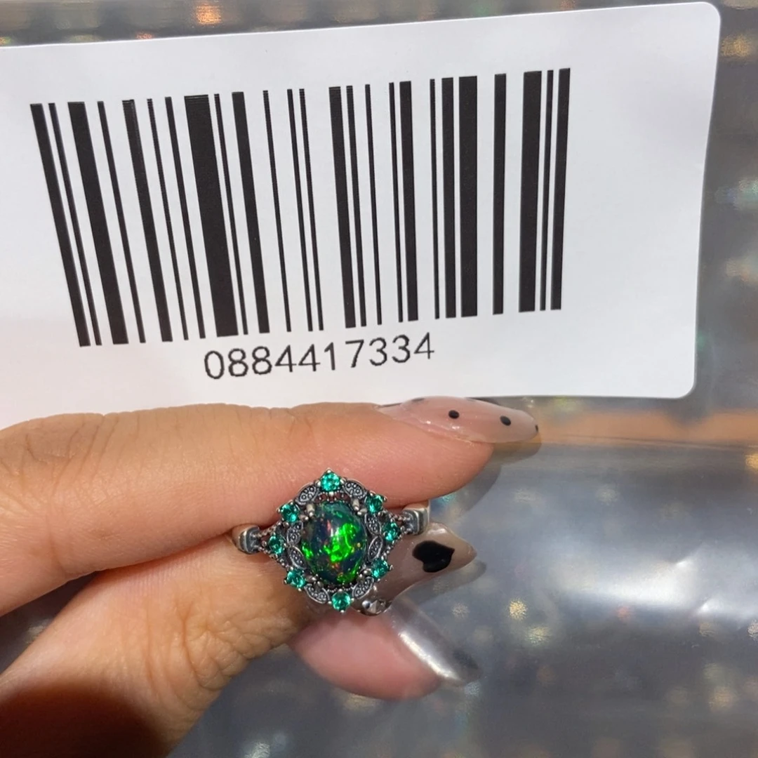 欧泊未镶嵌欧泊戒指崔*B