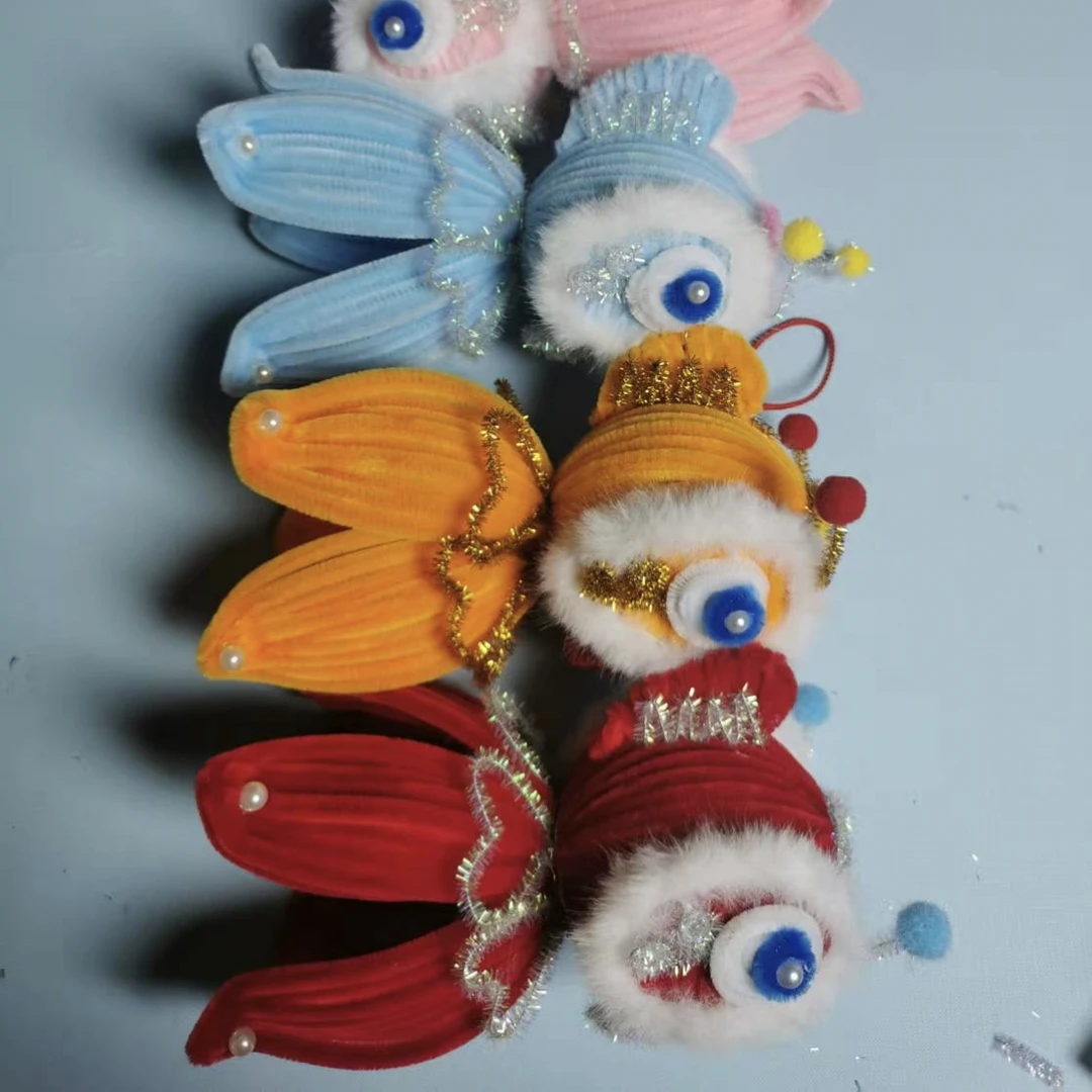 （小草手工）锦鲤鱼材料包 扭扭棒材料包 diy手工材料套装