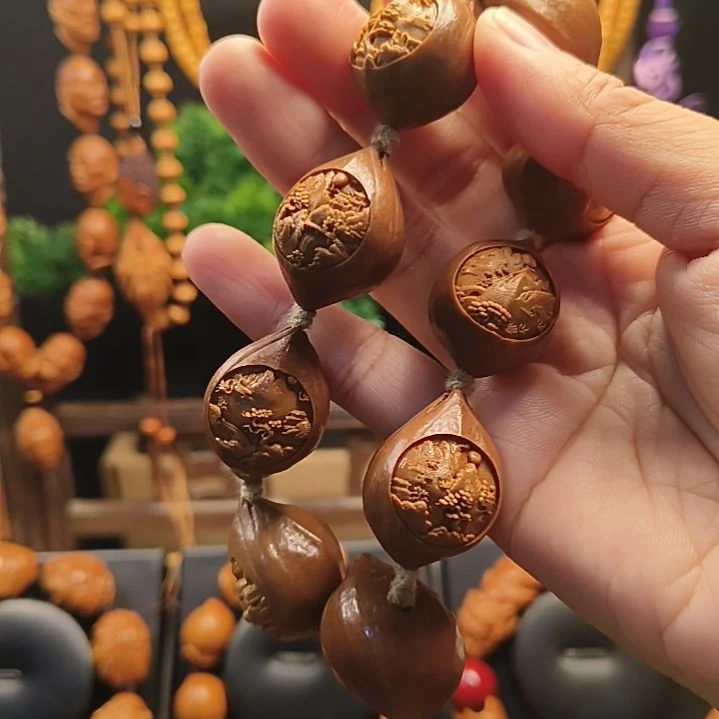 手串/手链橄榄核园林手串