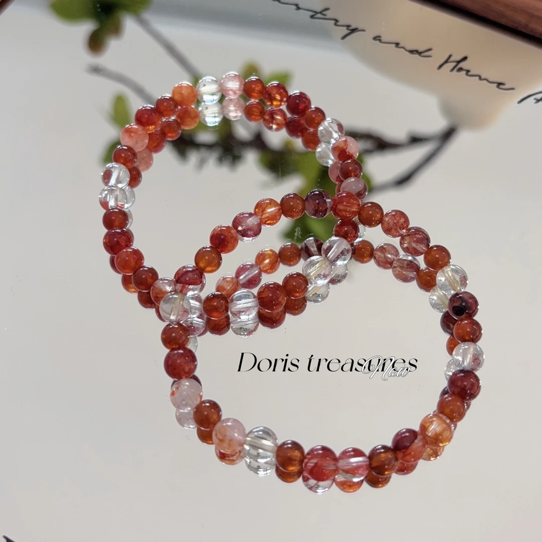 【点绛唇】天然水晶手串 多样性发一 颜色微差