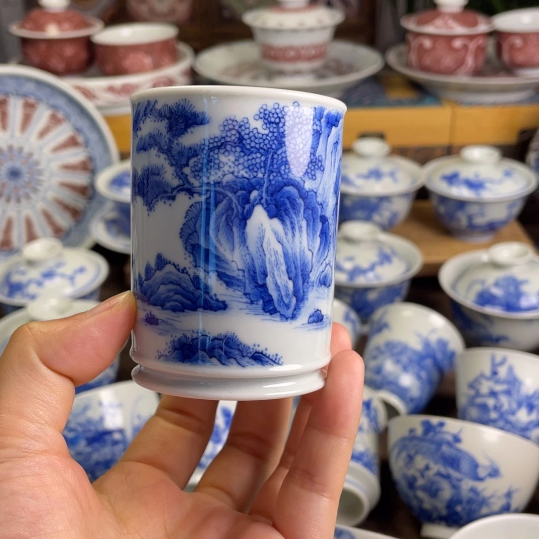 11景德镇青花山水
