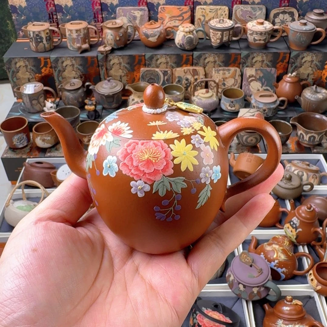 茶壶紫砂160ml原矿精工半手