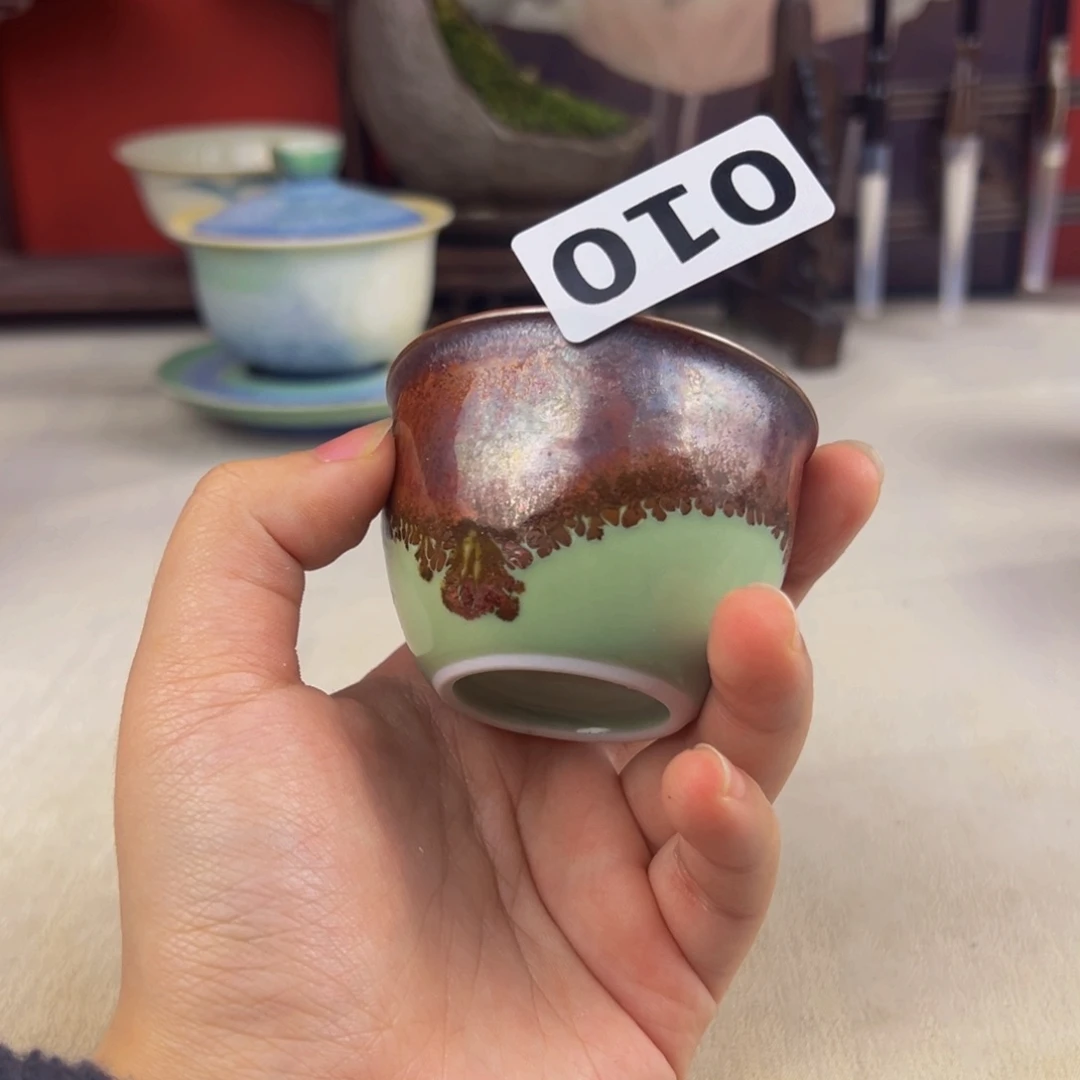 杯子纯手工柴烧主人杯