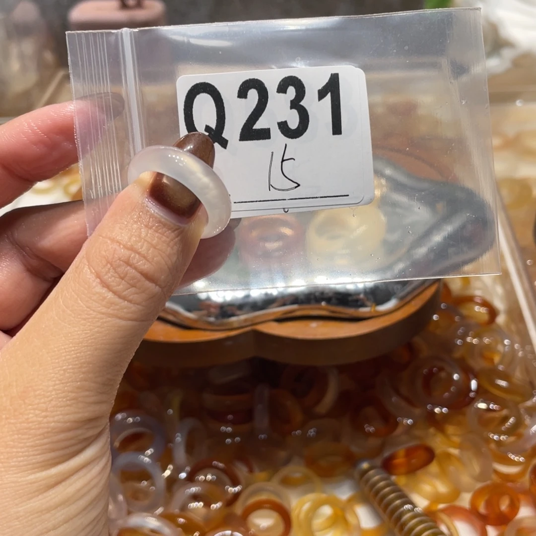 玛瑙/玉髓未镶嵌戒指231