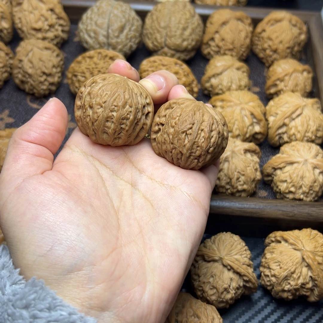 把件文玩核桃铁锤37+黄脖