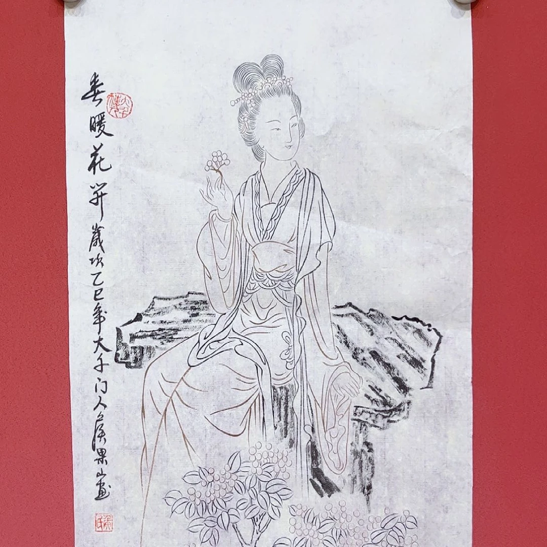 国画侯果山老师作品朵