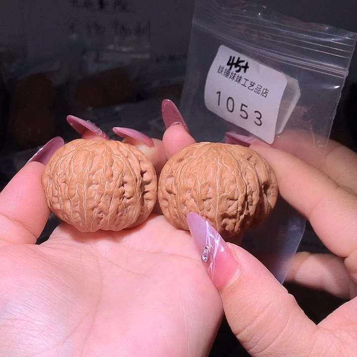 文玩核桃把件铁锤45➕