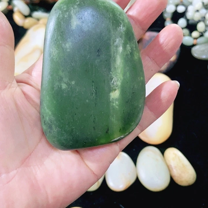 金****和田玉（糖玉）未镶嵌车挂