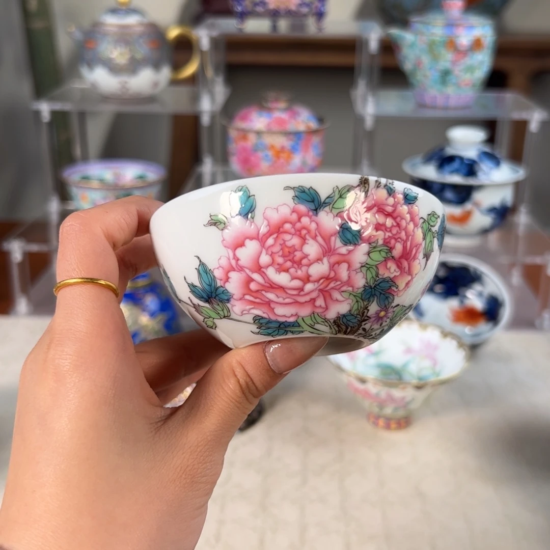 纯手工手绘 高端茶器
