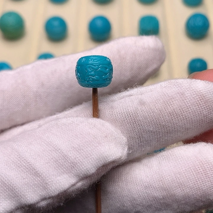 绿松石未镶嵌绿松石六字10.3