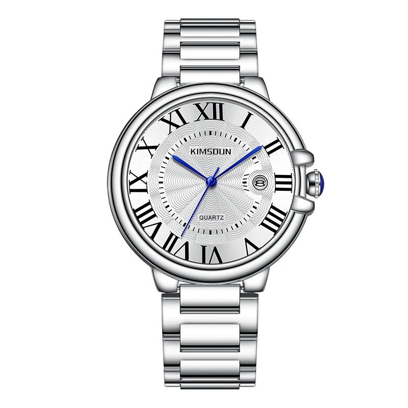 【云仓直发】全新白面腕表时尚百搭简约防水夜光潮流男士手表K1829B