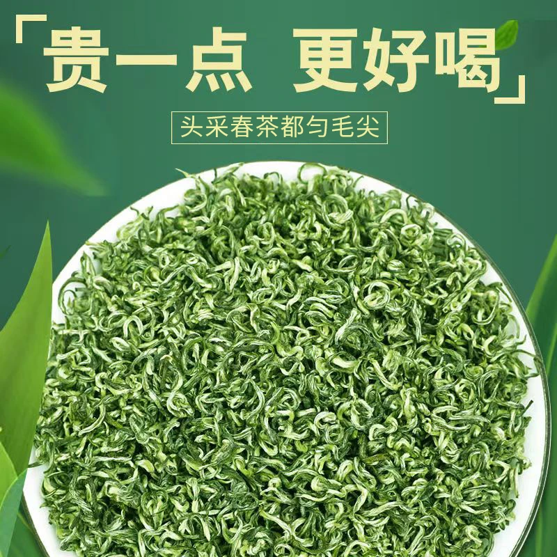 贵州都匀毛尖绿茶2025新茶明前毛尖嫩芽浓香型手工高山云雾绿茶