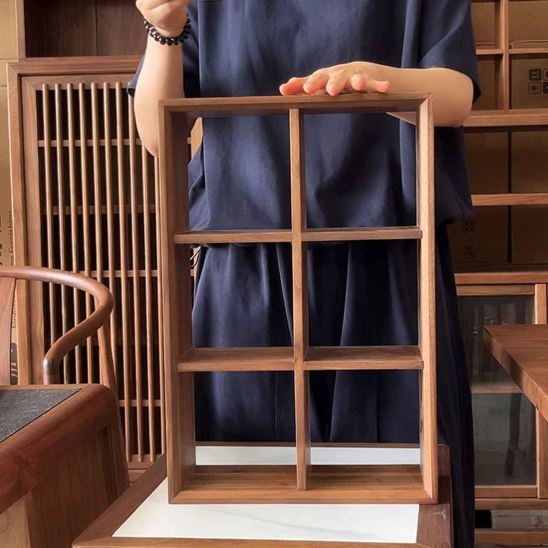 黑胡桃木黑胡桃6宫格