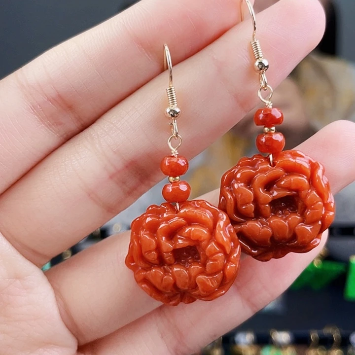 翡翠耳饰未镶嵌饰品