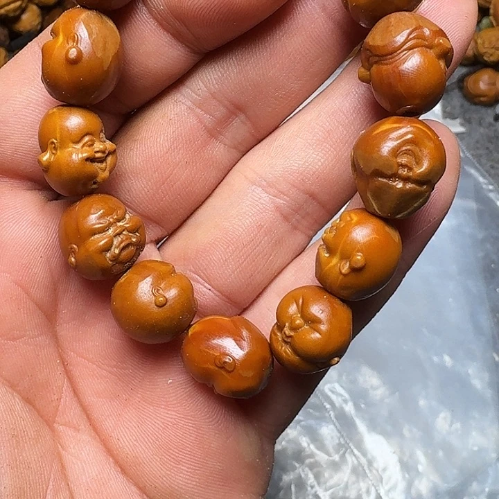 橄榄核手串闪*我的小