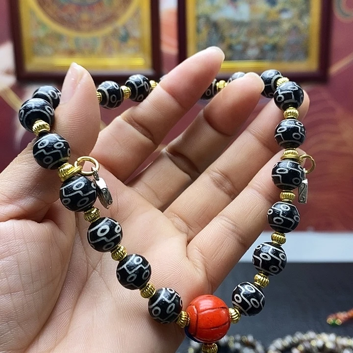 玛瑙/玉髓合金颈饰