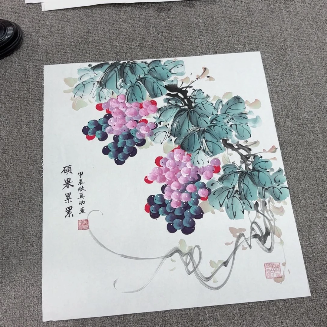 国画国画作品多次