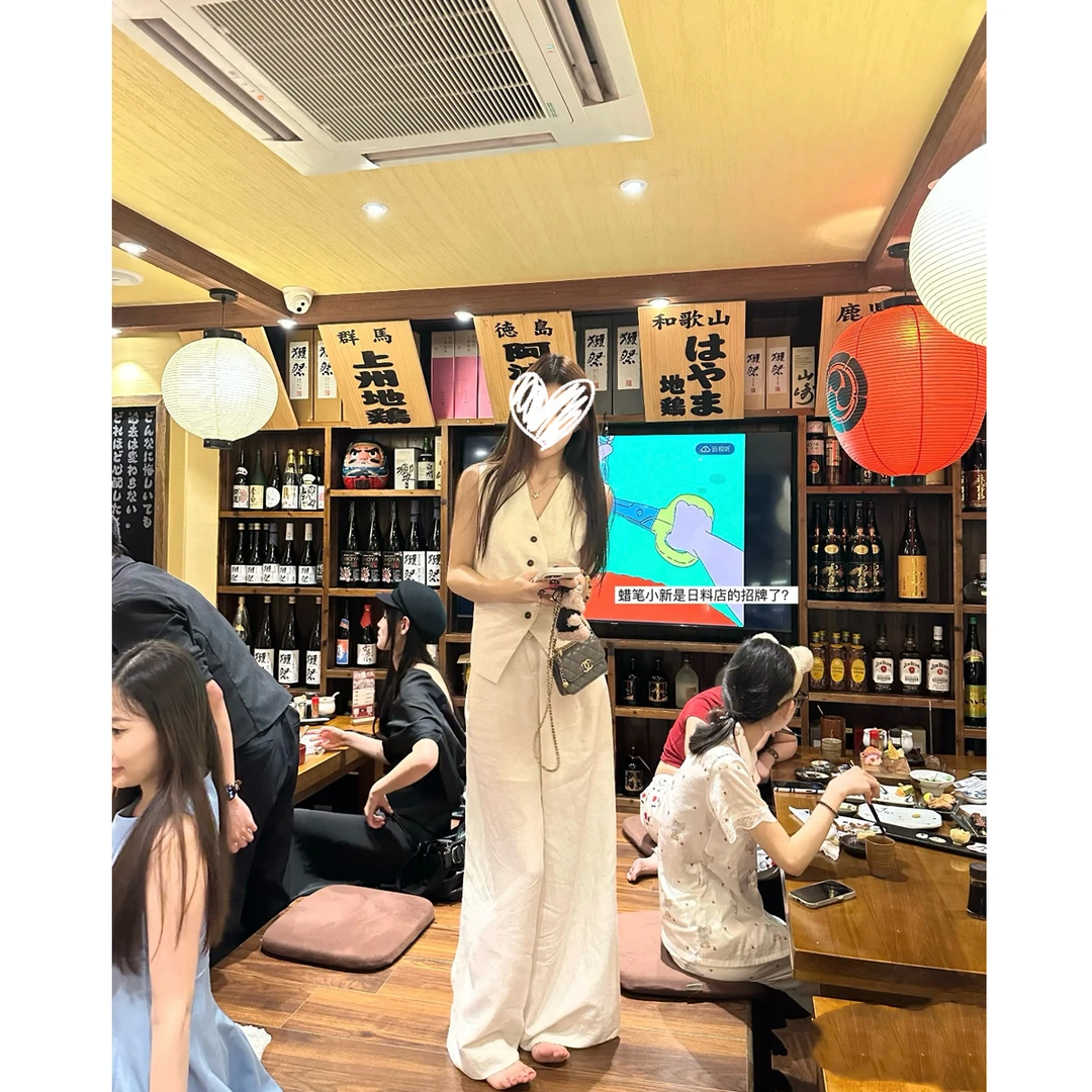 法式气质高级感穿搭2025夏季老钱风马甲阔腿裤两件套装#9224