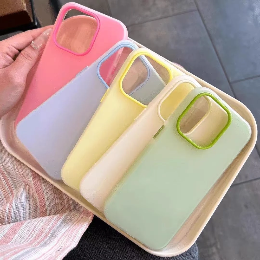 适用红米TURBO4PRO肤感二合一手机壳纯色硬壳TURBO4果冻保护外壳