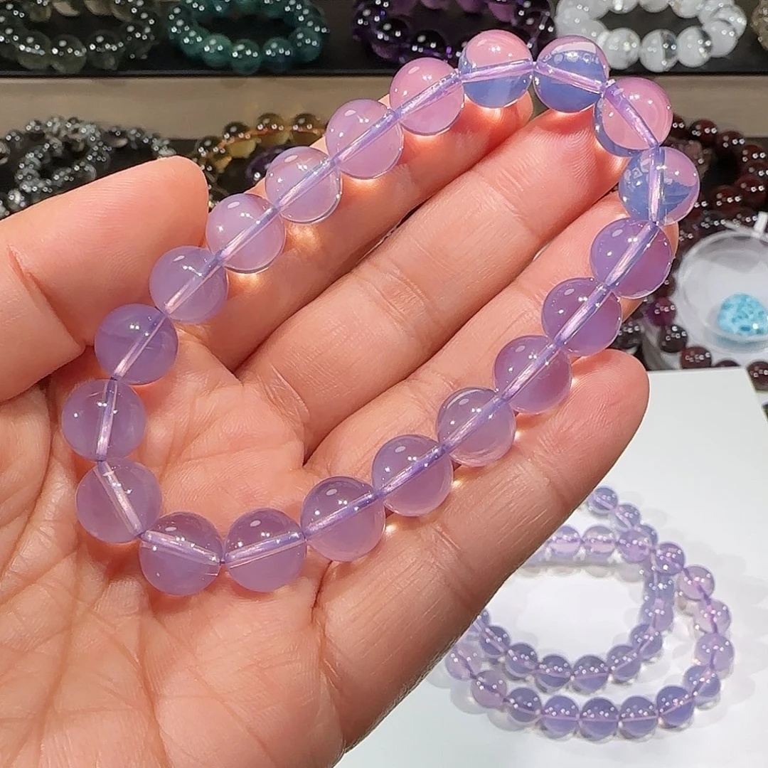 手链未镶嵌水晶紫玉晶手链