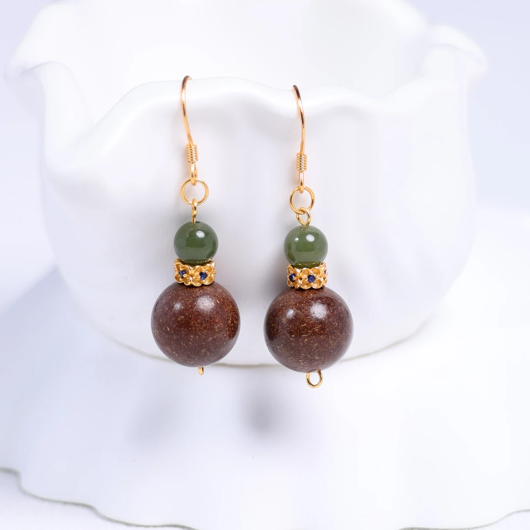 M【上新了非遗】合香珠 窖藏百年苏合12mm耳式 ZJ0363