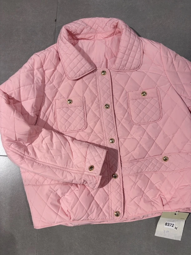 8372 粉色外套 百搭