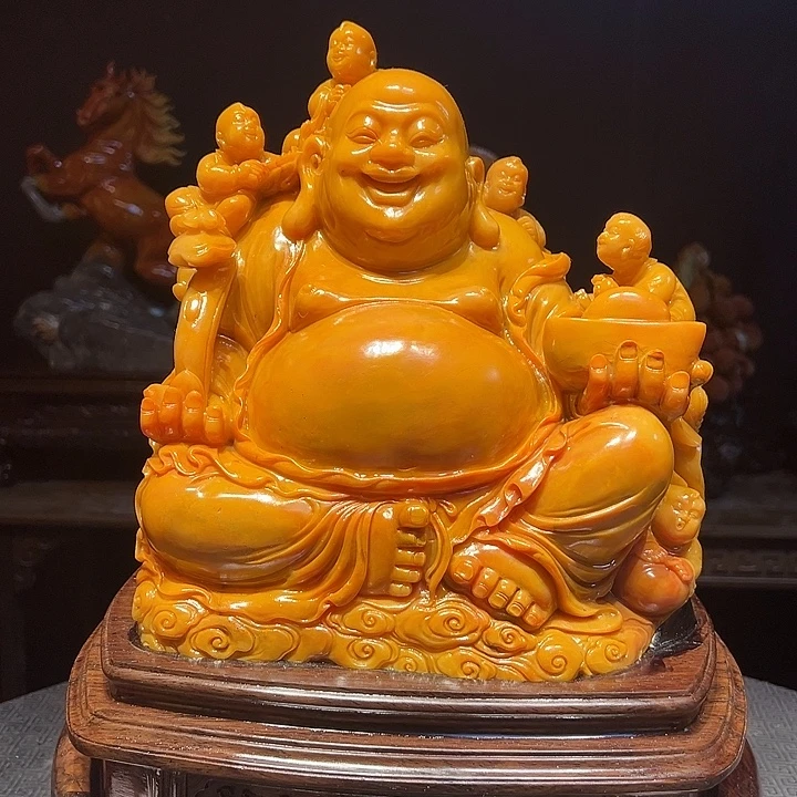 用***7寿山石寿山石雕刻工艺品