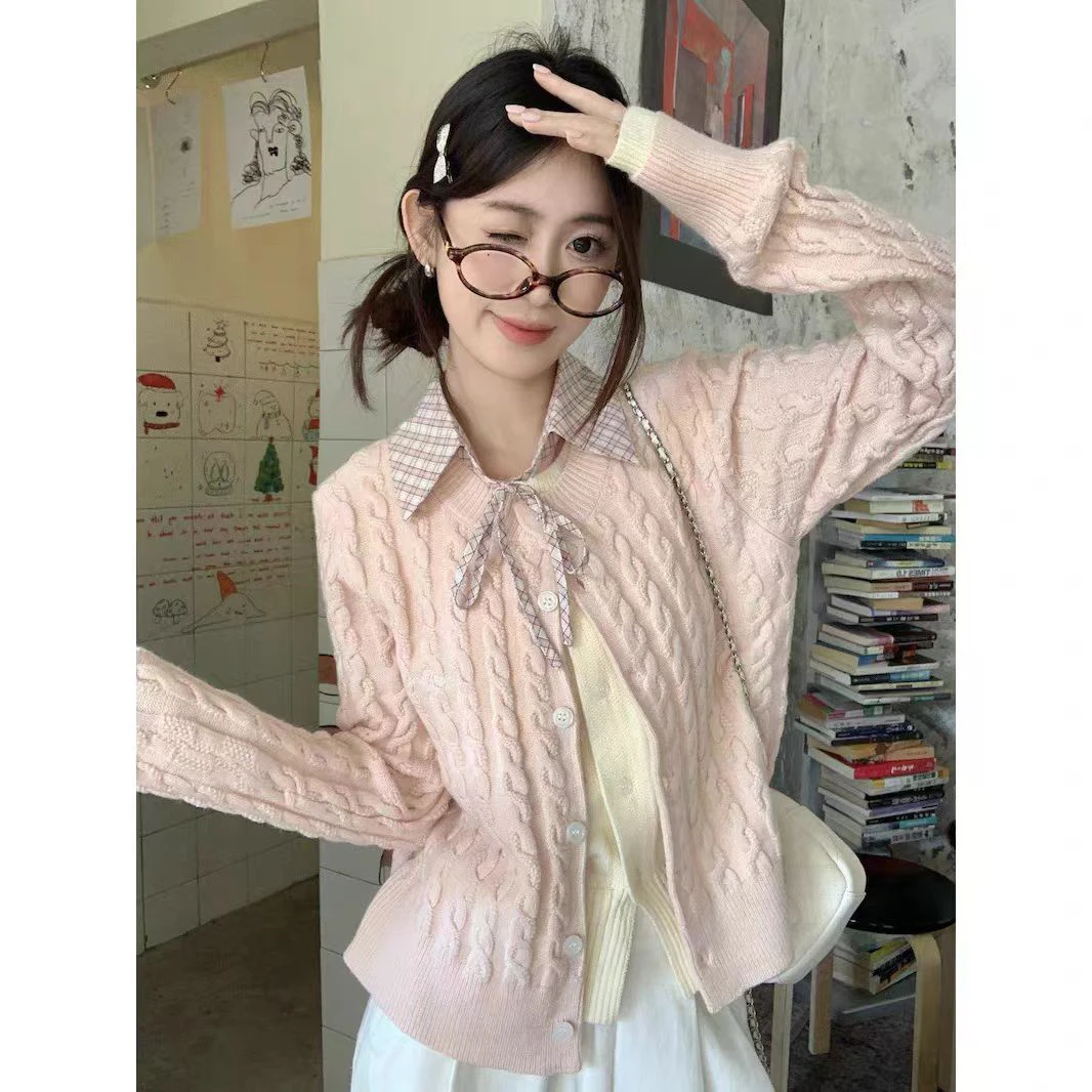 2025年秋季宽松薄款织衫开衫款