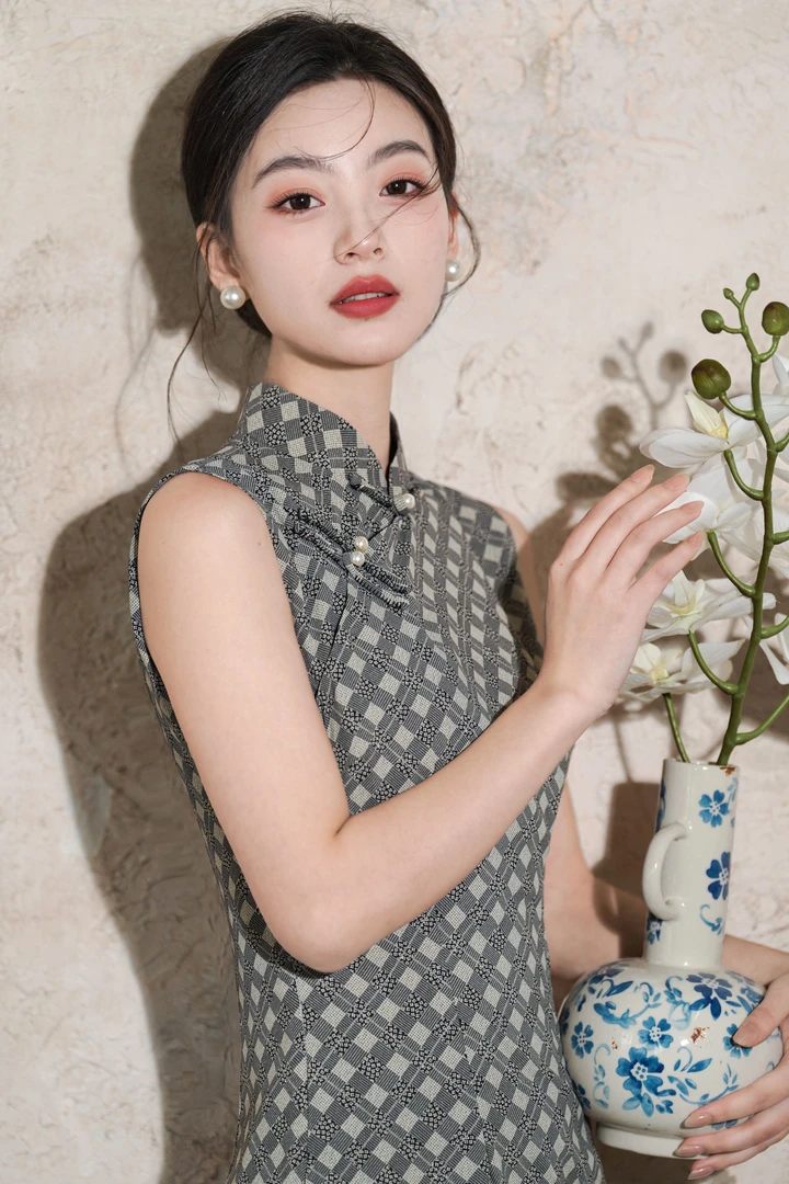 【花样年华】2025新款春夏老上海女改良旗袍新中式日常气质连衣裙