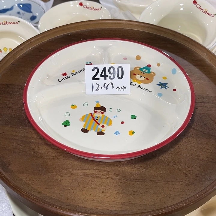 瓷微瑕外贸餐具2490
