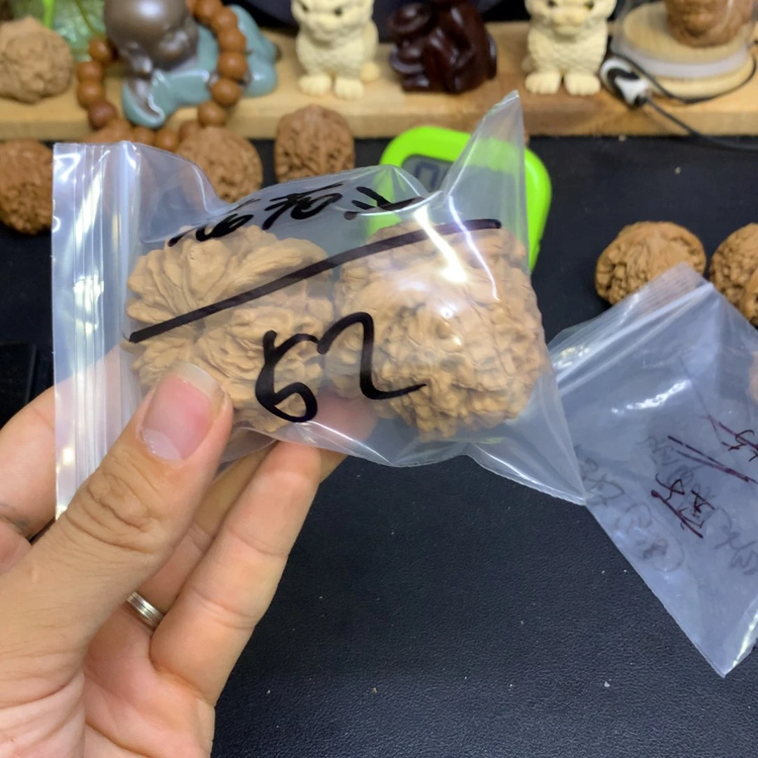 花***花文玩核桃把件核桃