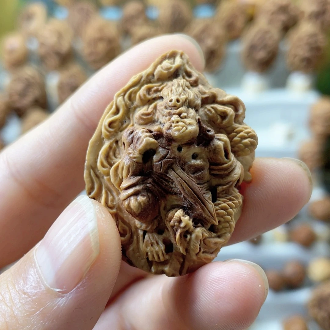 ?****?永莲密纯手工雕刻不动明王