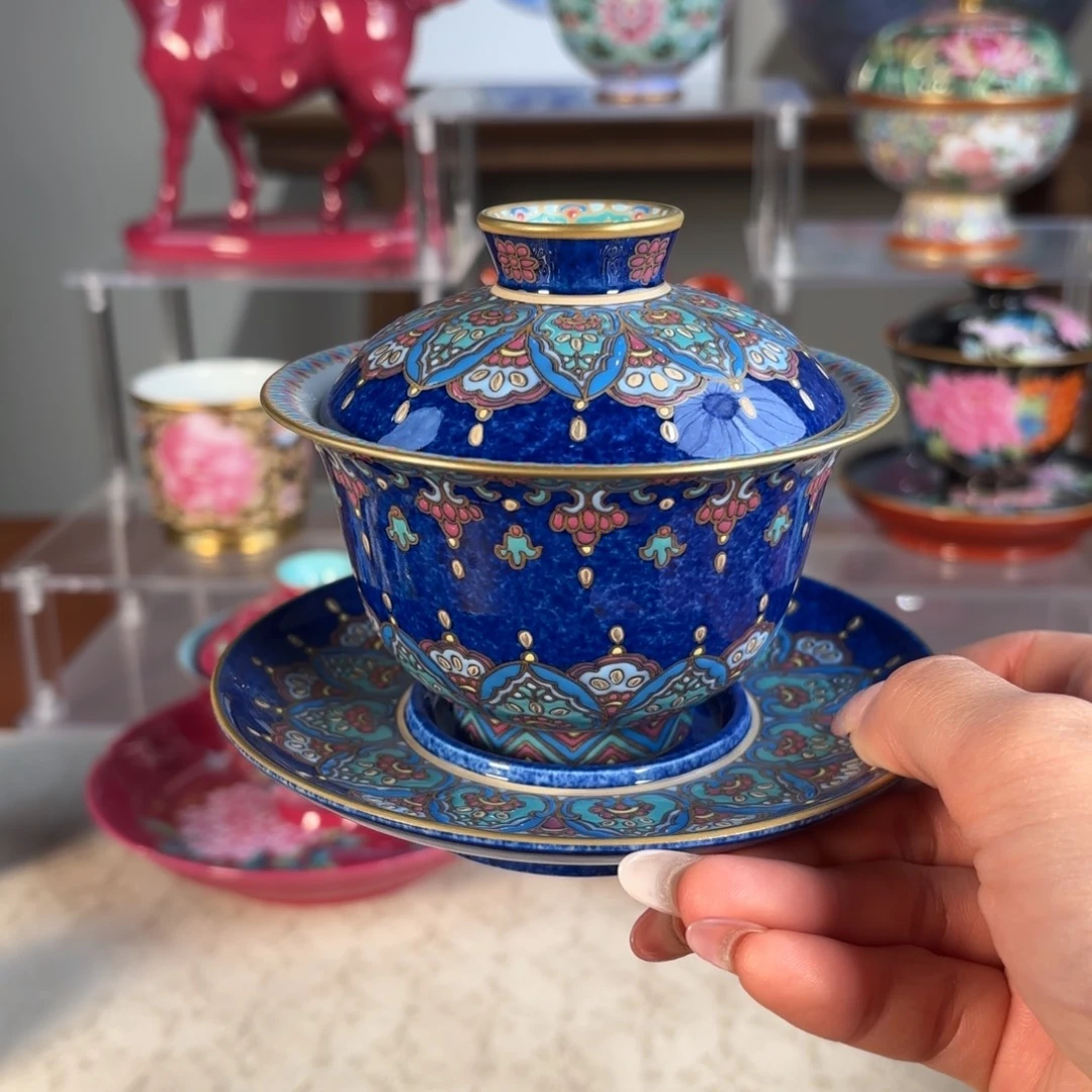 纯手工手绘 高端茶器