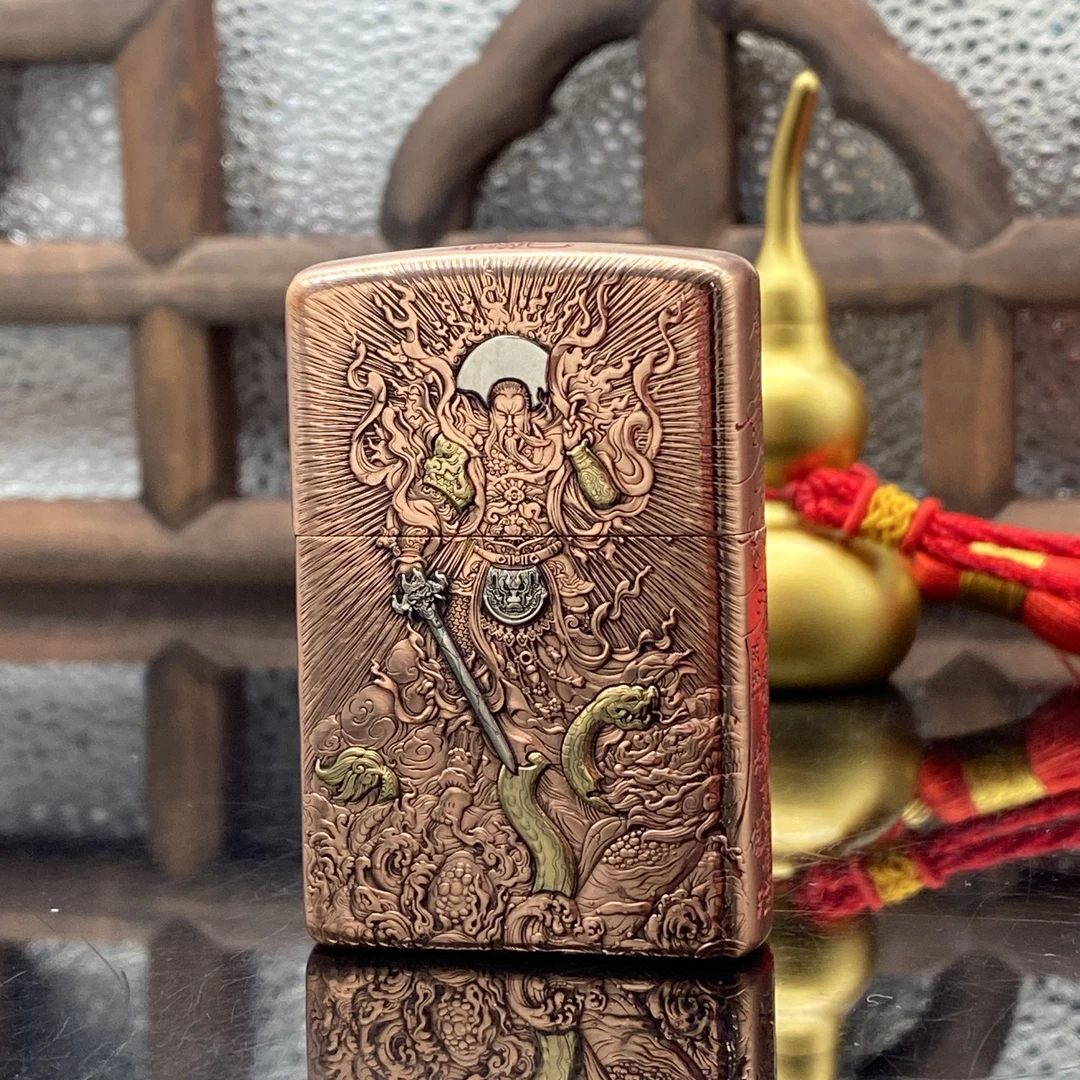 ZIPPO/之宝打火机 真武大帝常规紫铜重甲【小飞甄选】DYJ1