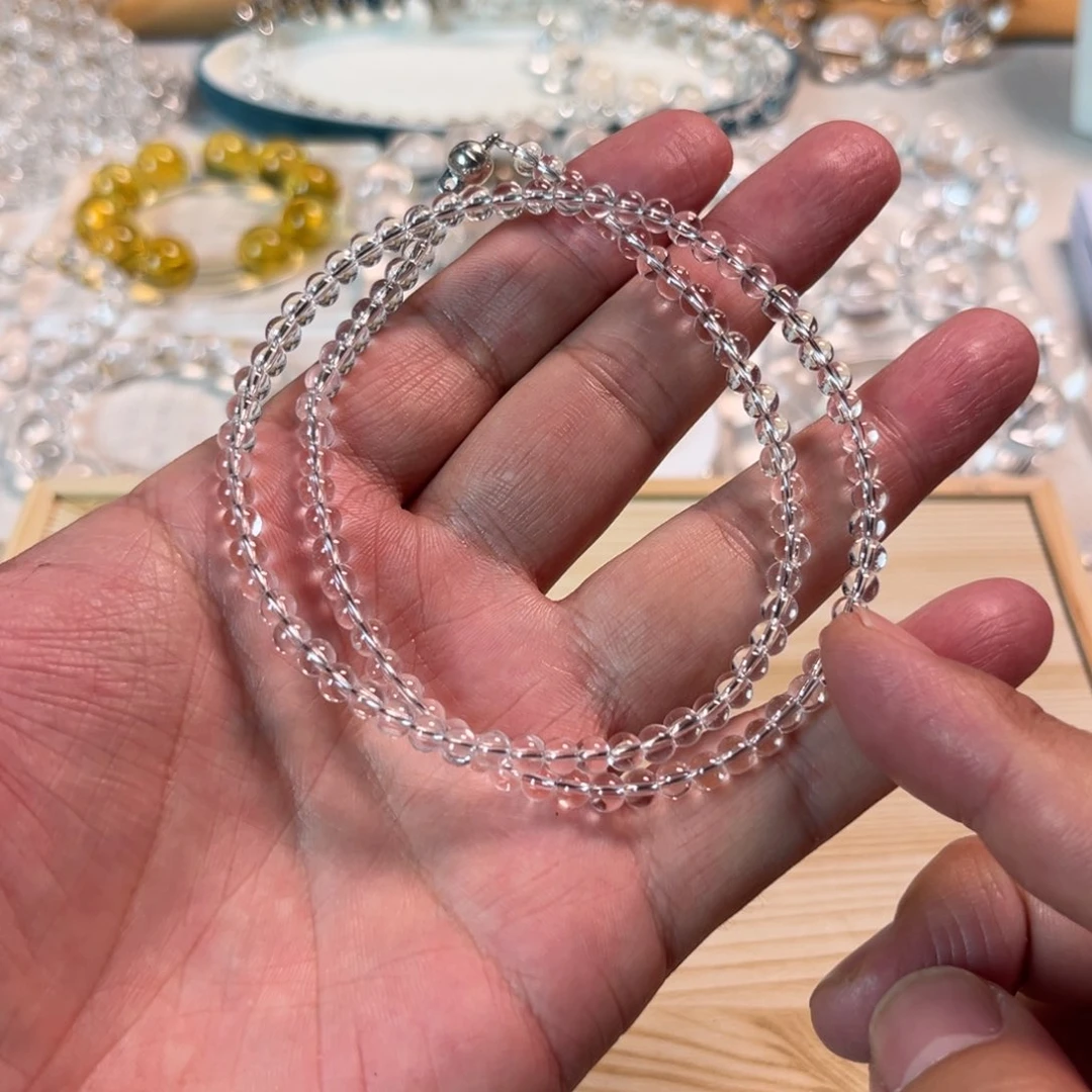 【闪购商品】水晶手链未镶嵌小米链 送