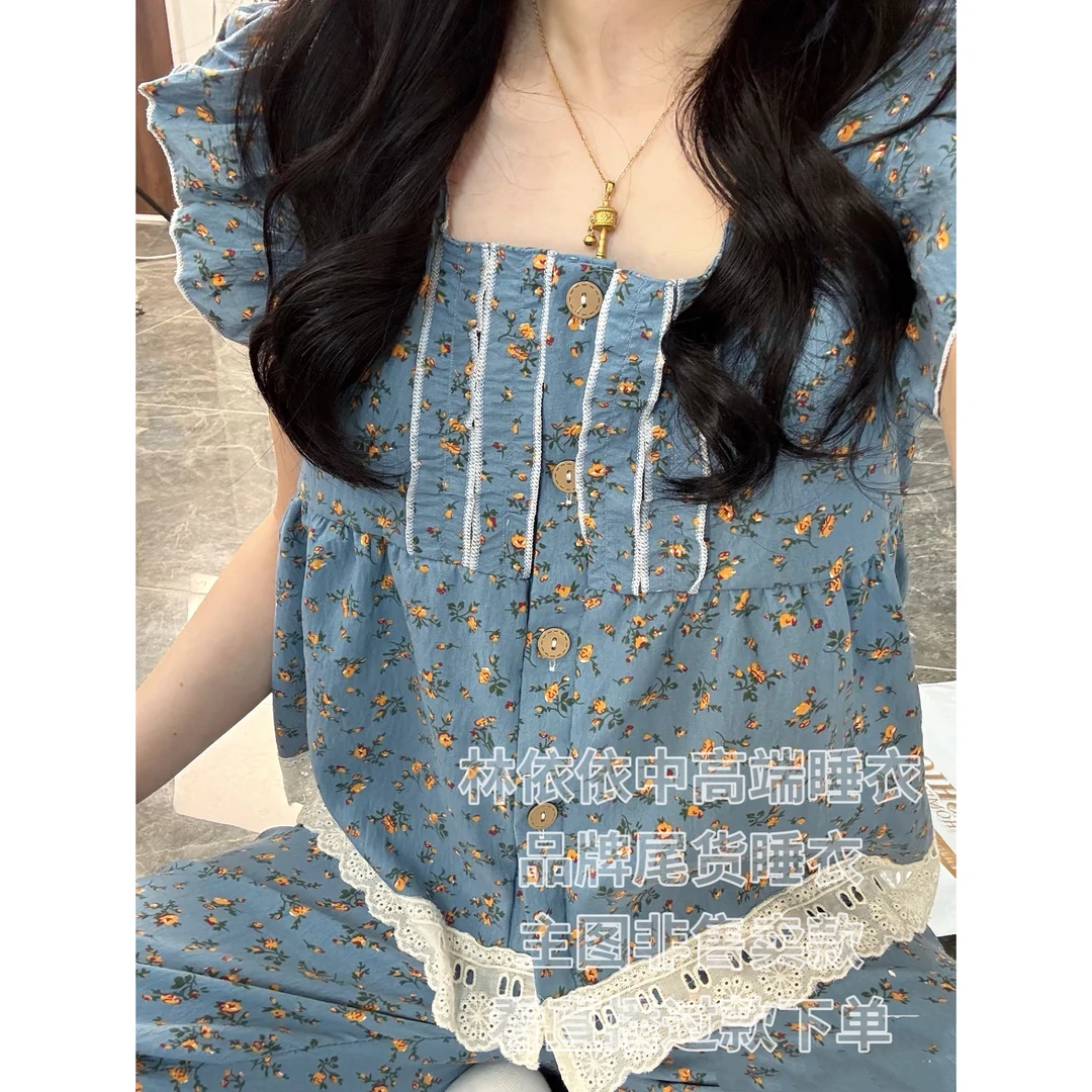 （二号链接睡裙系列）林依依家居服睡衣