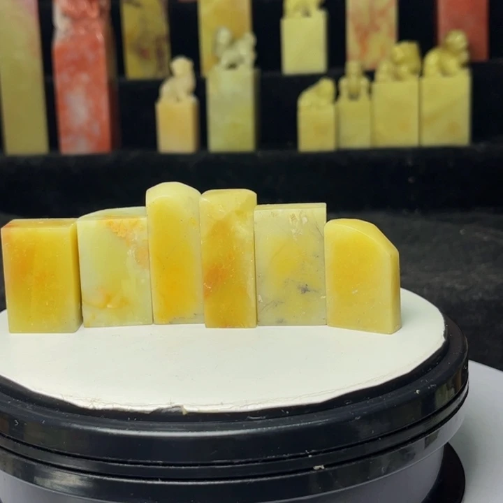 青田石印石封门菜花