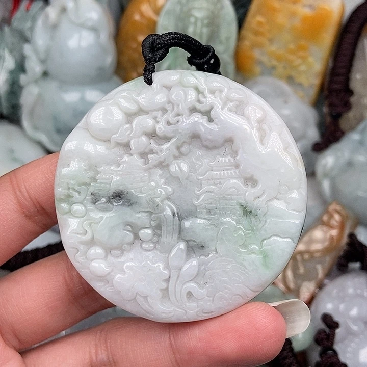 颈饰未镶嵌翡翠翡翠